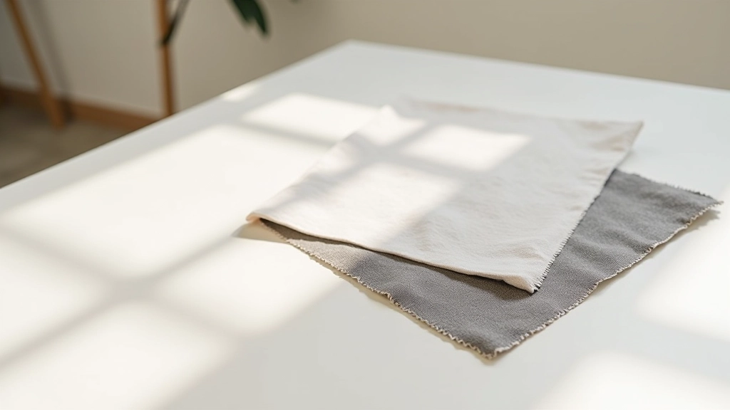 Fabric swatches and material samples showing commercial-grade upholstery options in various colors